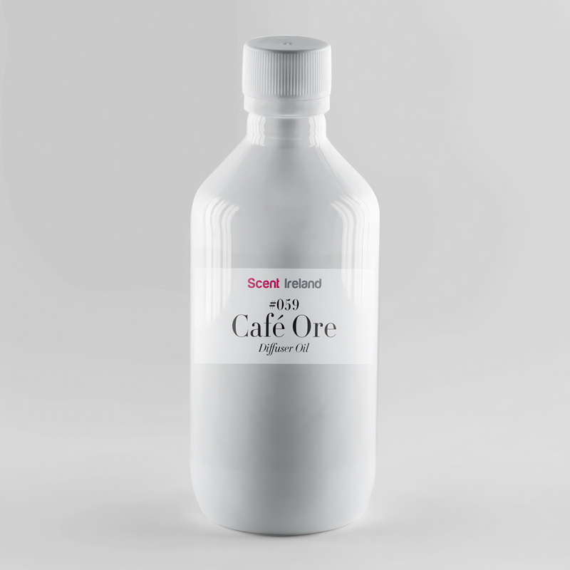 Coffee diffuser oil bottle with roasted scent