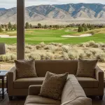 76564454554354 golf clubhouse with stunning view with commercial scenting to enhance golf experience.