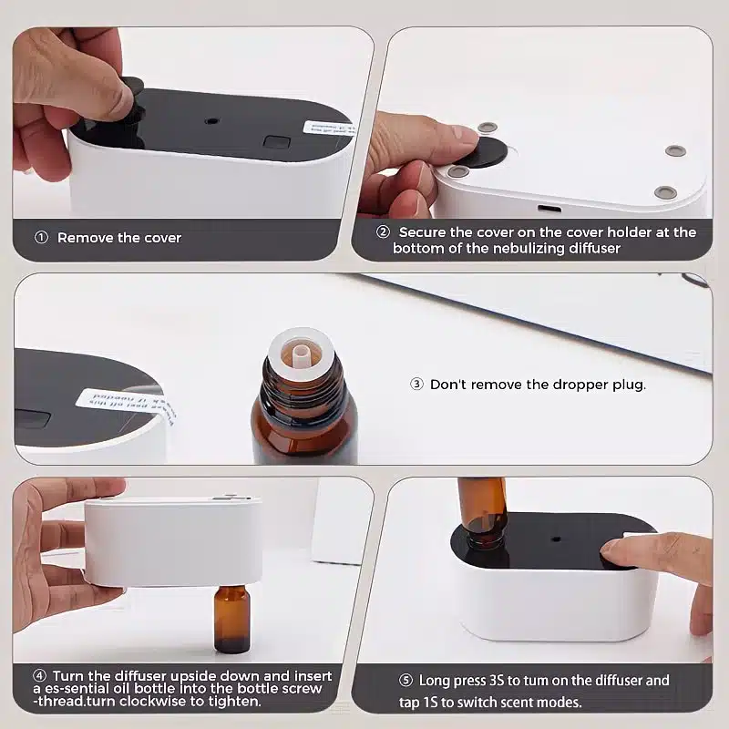 Rechargeable home aroma diffuser