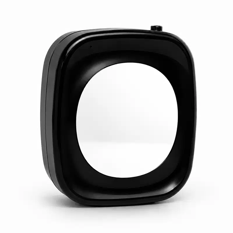 Black battery operated scent diffuser with white front