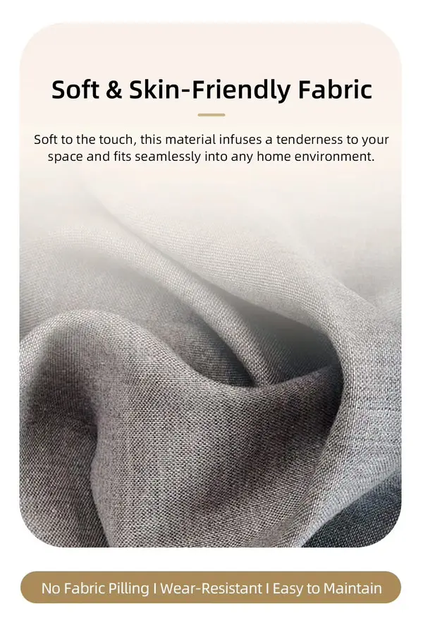 Mini tower scent diffuser with soft grey fabric finish and wear-resistant material