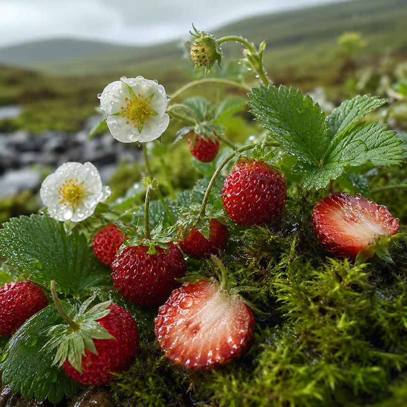 Wild Irish Strawberry Fragrance Oil with lemon grapefruit strawberry raspberry basil honey and oakmoss notes